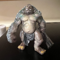 Picture of print of Stone Troll (pre-supported)