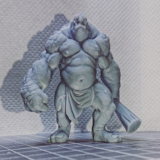 Picture of print of Stone Troll (pre-supported)