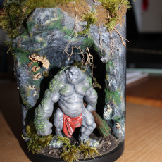 Picture of print of Stone Troll (pre-supported)