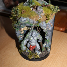 Picture of print of Stone Troll (pre-supported)