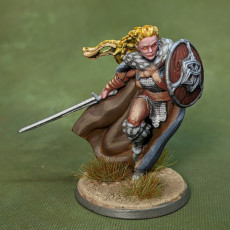 Picture of print of Hildë the Shieldmaiden
