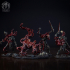 Blood Infected Scythrians x 3 + Awakened Divine Blood print image