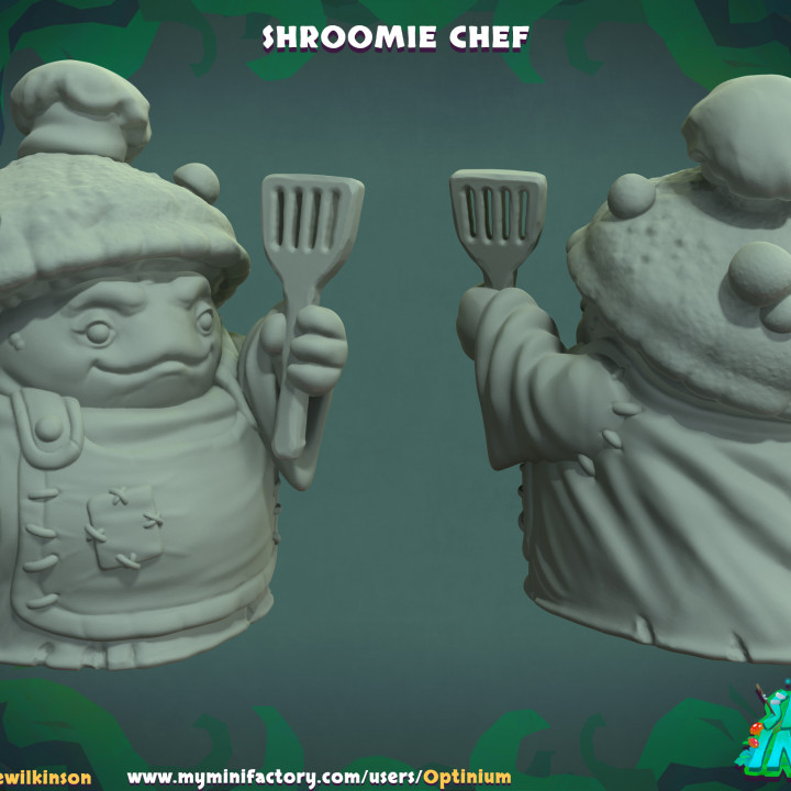 Shroomie Chef Miniature - pre-supported image