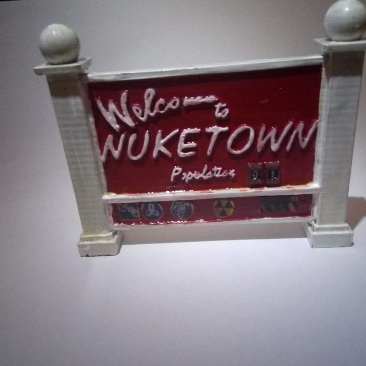 Nuketown Sign image