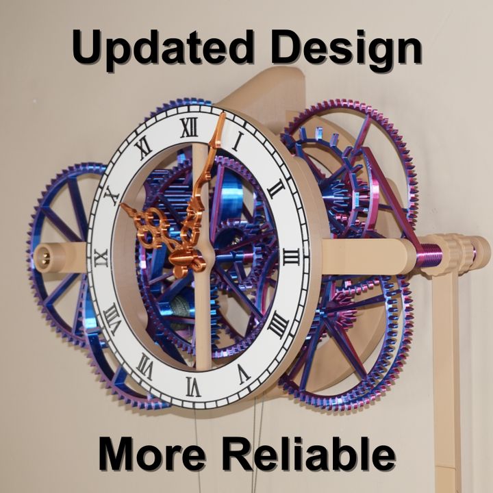 3D Printed Clock Debug - YouTube