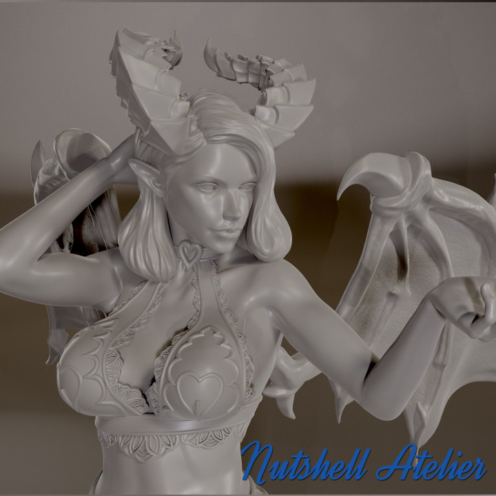 Nutshell Atelier - Succubus(NSFW) and clothed image