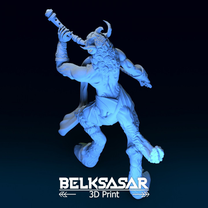 Satyr in Dynamic Pose image