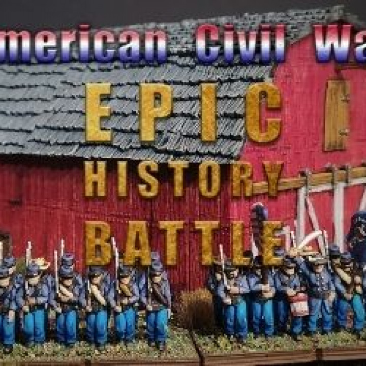Infanterie / Infantry - Epic History Battle of American Civil War - 15mm scale image