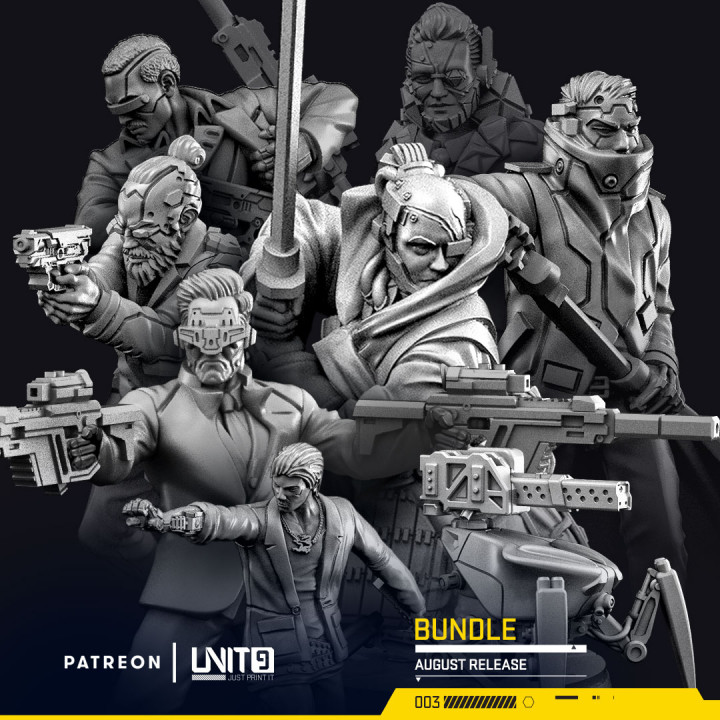 Cyberpunk models BUNDLE - Yakuza (August release) image