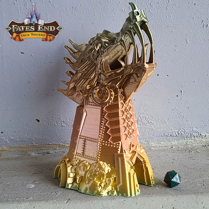 ClockWork Dice Tower - SUPPORT FREE! image