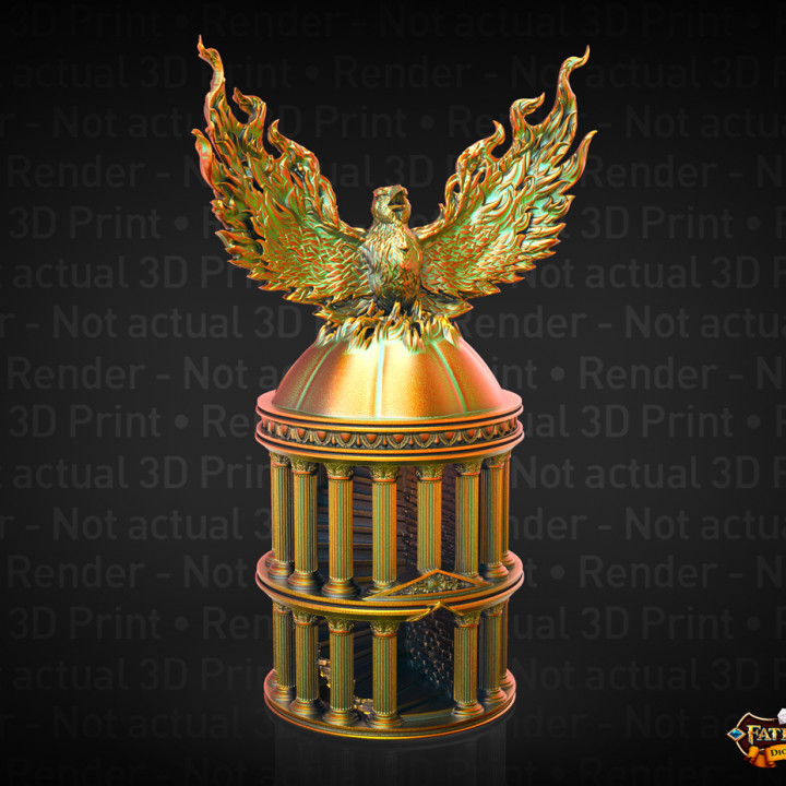 Phoenix Dice Tower - SUPPORT FREE! image