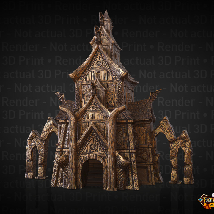 Valkyrie Dice Tower - SUPPORT FREE! image