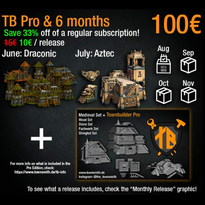 Townbuilder Pro & 6 monthly releases's Cover