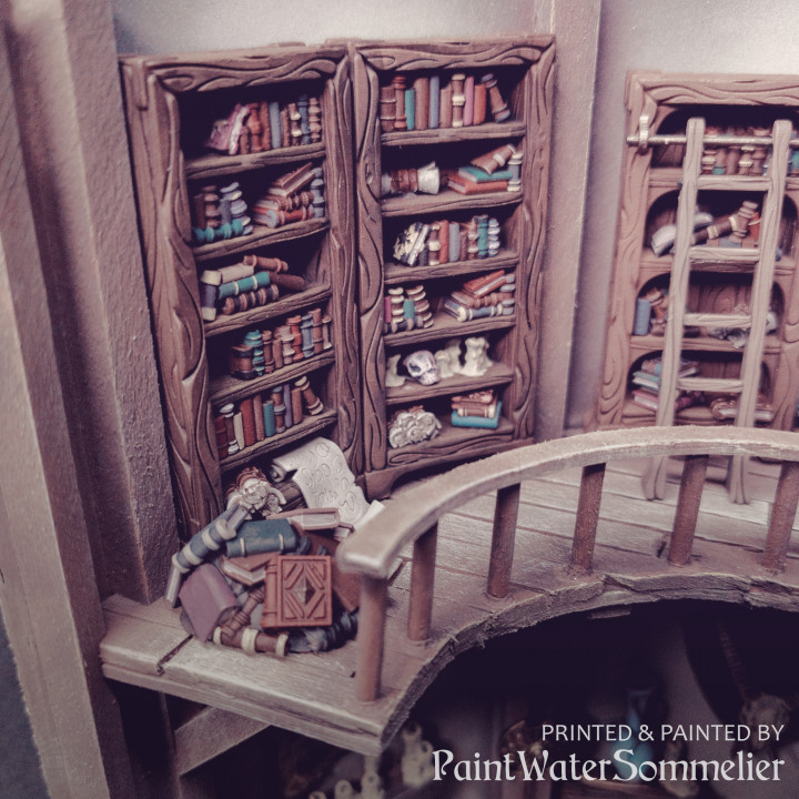 3D Printable Library - Base Set by Darkest Desire