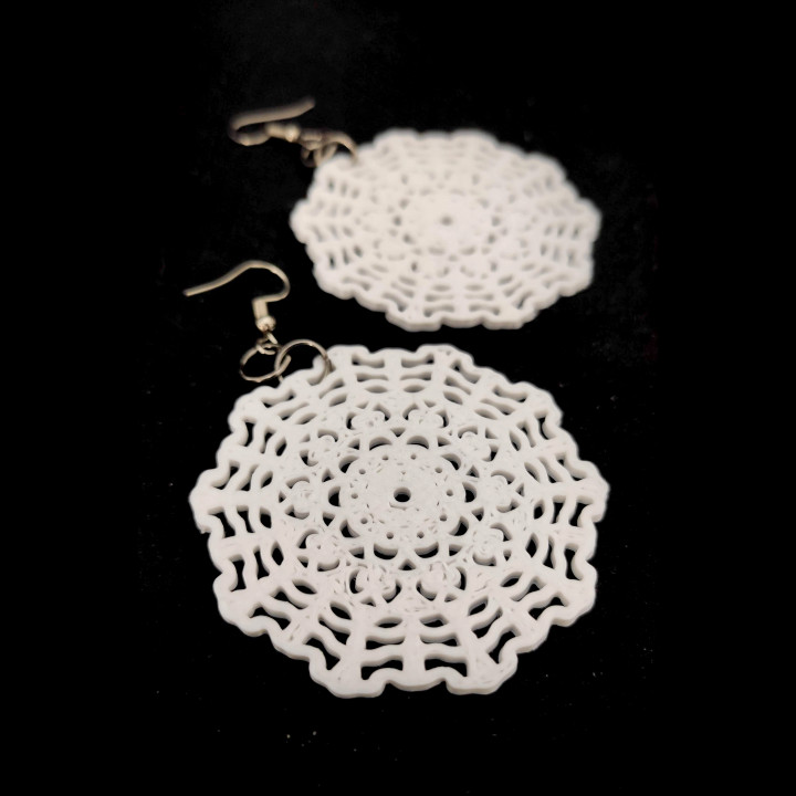 Mandala earrings 1 image