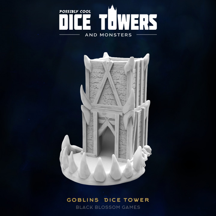 EX09 Classic Goblins Supportless :: Possibly Cool Dice Tower image