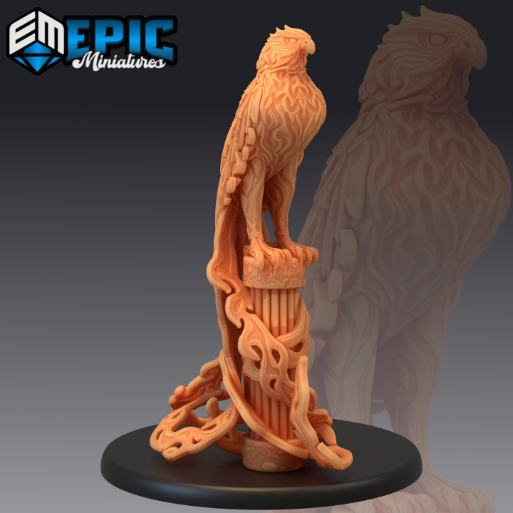 Phoenix Pillar / Vermillion Bird of the South / Elder Fire Elemental image