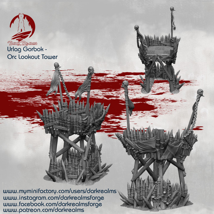 Dark Realms Urlag Gorbok - Orc Lookout Tower image