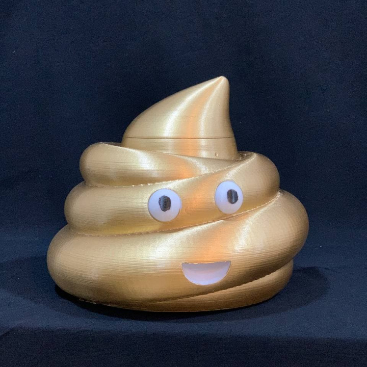 Pile of poop emoji (as a container) image