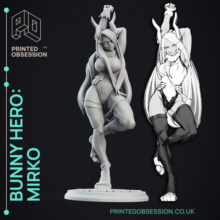 Mirko: Bunny Hero - My Hero Academia - 30cm Fanart image
