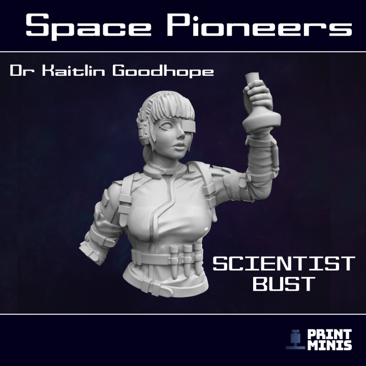 FREE Bust - Dr Kaitlin Goodhope - Space Scientist image