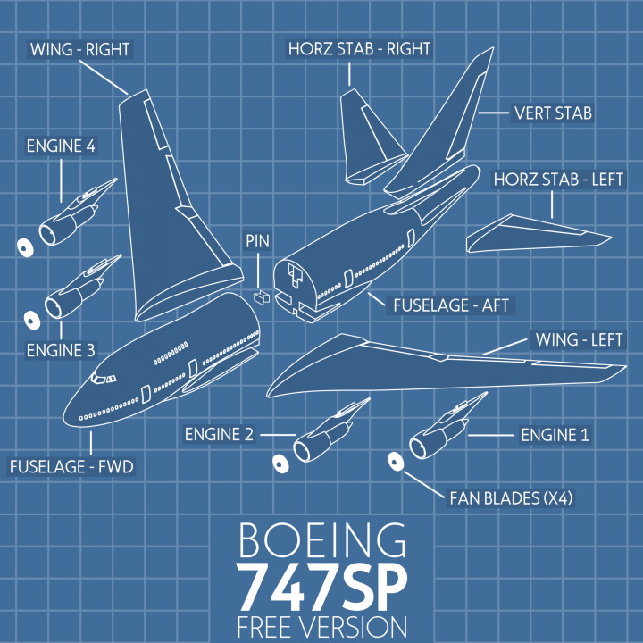 Boeing 747SP -1:200 image