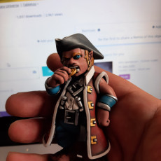 Picture of print of Halfling Pirate "Cabbn"