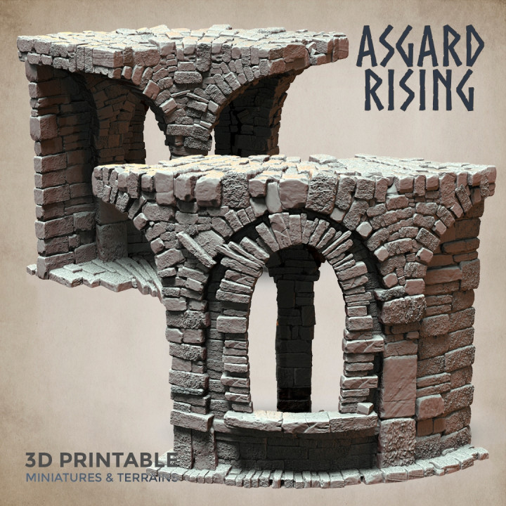 STONE CONSTRUCTIONS & RUINS /Modular Terrain/ /Pre-supported/ image