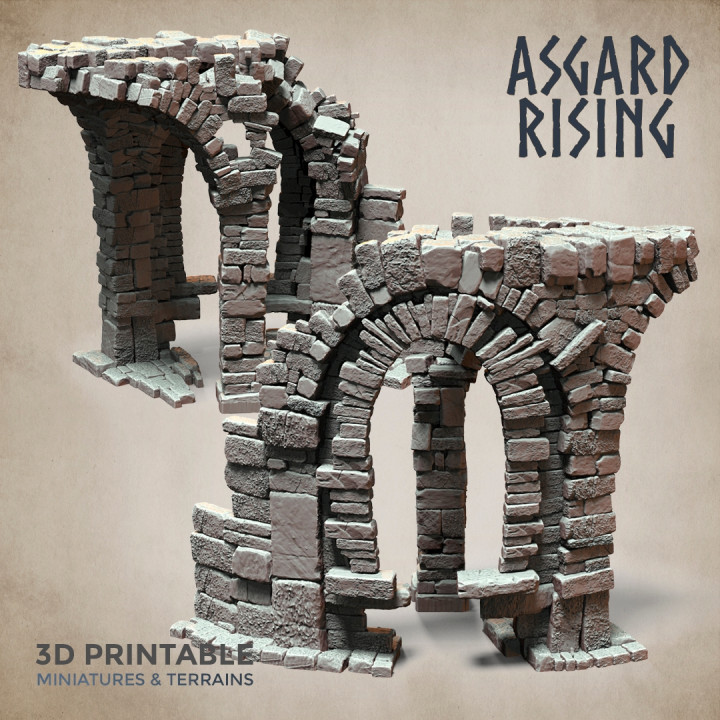 STONE CONSTRUCTIONS & RUINS /Modular Terrain/ /Pre-supported/ image