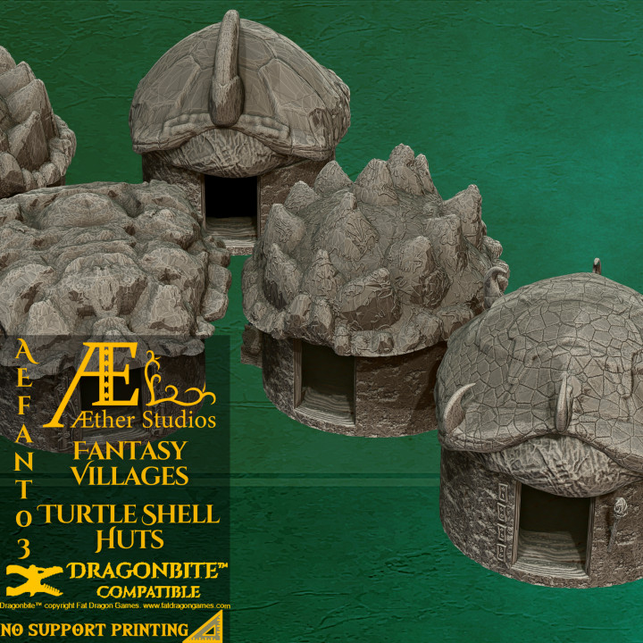 AEFANT03 - Turtle Shell Huts image