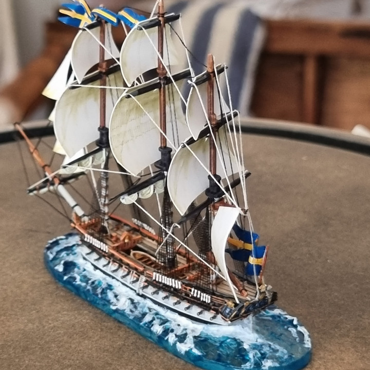 SE Venus Bellona-class Frigate (40 guns), 1783-1807 AOA-SE-2