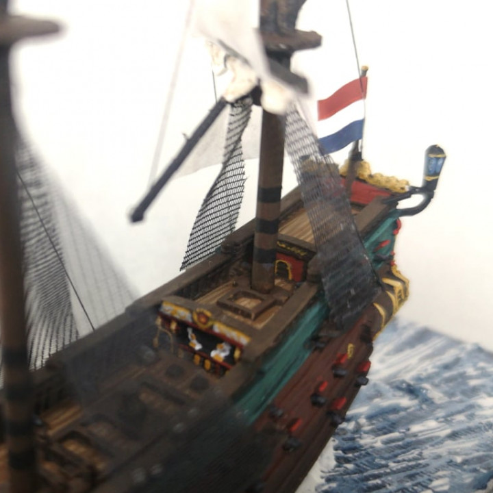 Corel SM40 Boat Model Commercial Dutch Ship Prins Willem 1