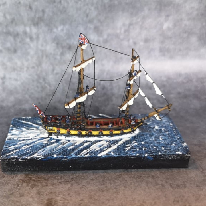 GB British Snow HMS Ontario (22 guns), 1780 AOA-GB-24