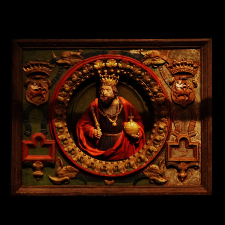 Austin Friars Carved Oak Panel image