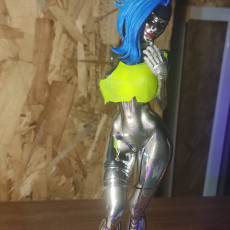 Picture of print of Cyberpunk Girl Blossom