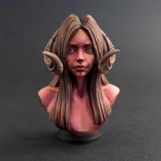 Picture of print of Horned Girl - [Pre-Supported]