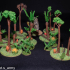 More Prehistoric Plants - Williamsonia and Modular Lepidodendron print image