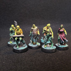 Picture of print of Zombie Villagers - Highlands Miniatures