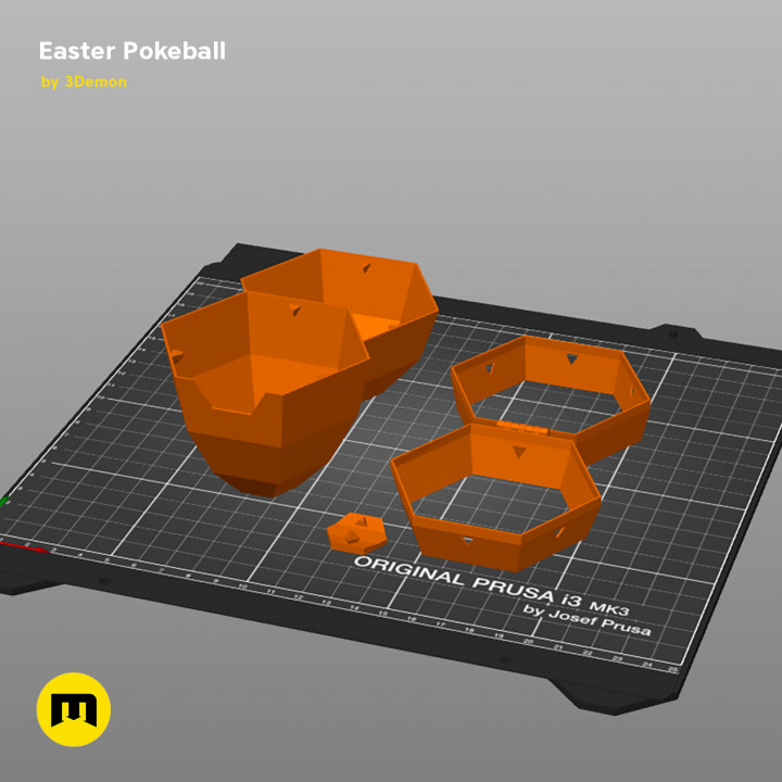 Pokeball Easter Egg Box Decoration image