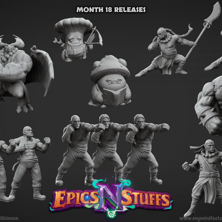 Epics 'N' Stuffs Month 18 Releases - pre-supported image