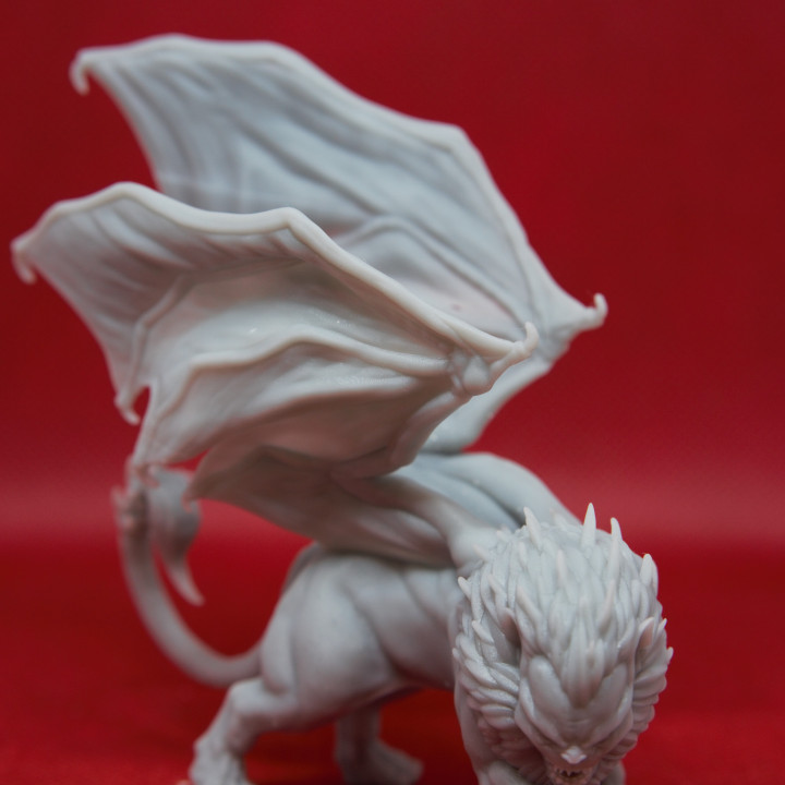 Manticore B - Tabletop Miniature (Pre-Supported) image