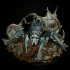 Sharak'h spider diorama pre-supported print image