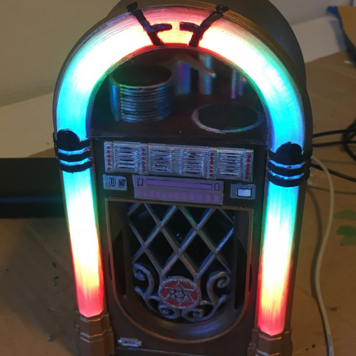 Jukebox with Neopixels lights image