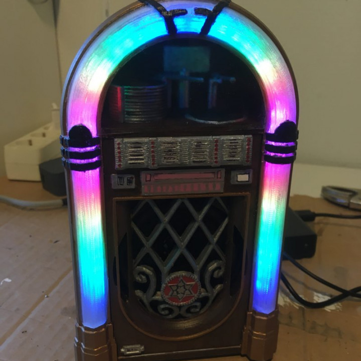 Jukebox with Neopixels lights image