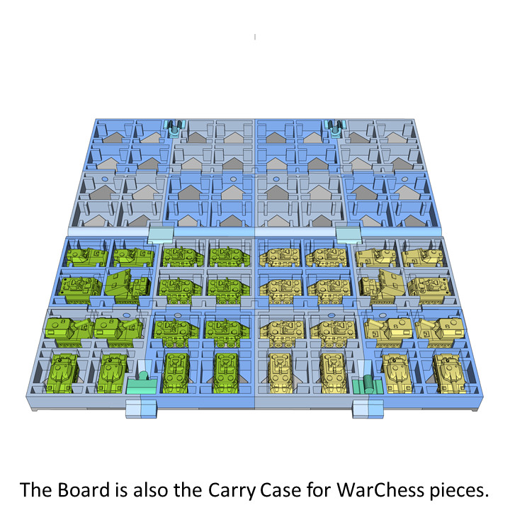 WarChess-Armour Brigade (Pieces & Board/Case) image