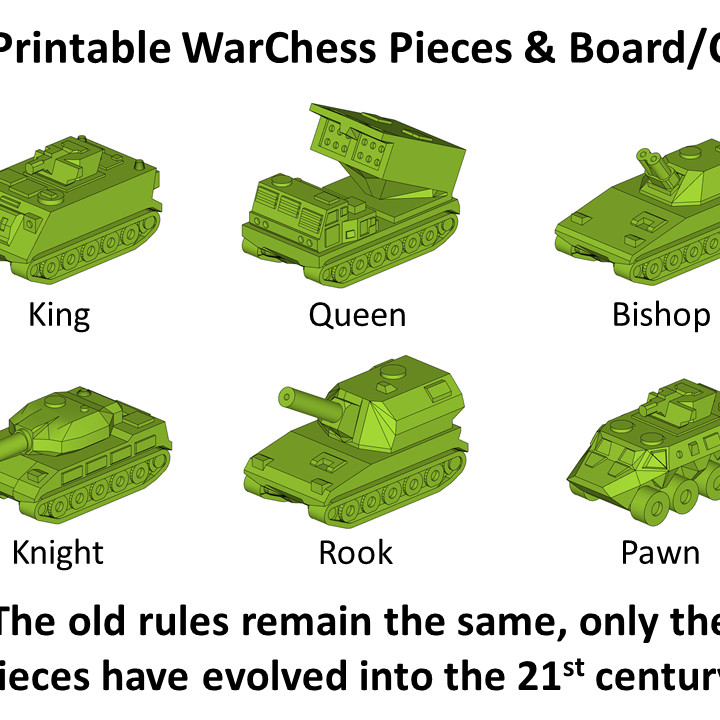 WarChess-Armour Brigade (Pieces & Board/Case) image