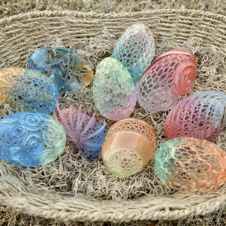 3D Printable Resin Easter Egg Collection 3 by Chris Bobo