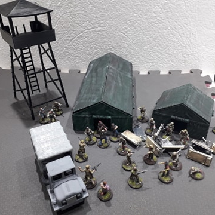 Zombie Apocalypse Military camp image