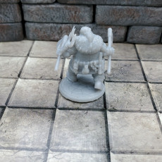 Picture of print of Barbarian dual axe