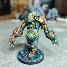 Picture of print of BURK - OGRE/TROLL for FANTASY FOOTBALL and Fantasy Battles